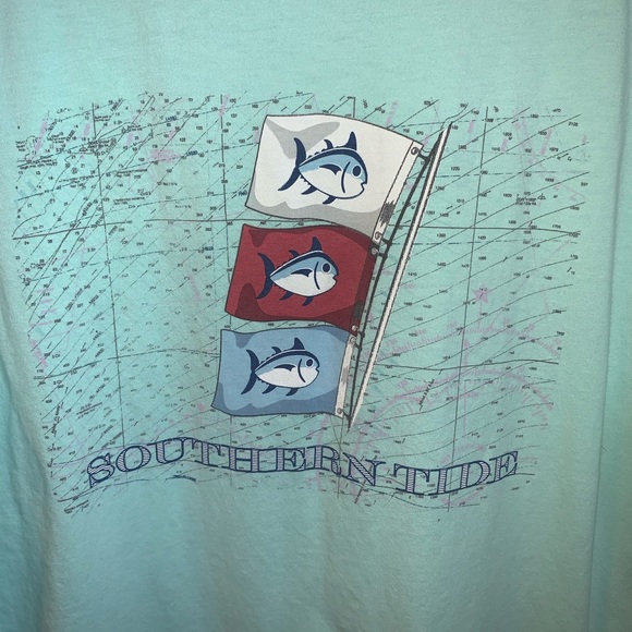 Southern Tide short sleeve shirt with pocket - Picture 5 of 5